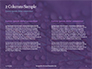 Water Drops on Purple Leaf Presentation slide 5