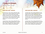 Maple Leaf on Festive Bokeh Background Presentation slide 5