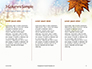 Maple Leaf on Festive Bokeh Background Presentation slide 6