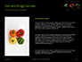 Three Stuffed Bell Peppers on Black Plate Presentation slide 15