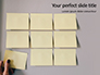 Nine Yellow Sticker Notes Presentation slide 1