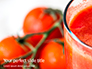 Tomato Juice Presentation slide 1
