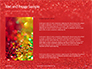 Glowing Red Glitter Texture Background Presentation slide 15
