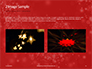 Silver Shine Stars Lights Swirl on Red Background Presentation slide 11