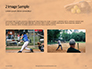 Softball Bat Helmet and Glove on Base Presentation slide 11