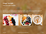 Bowl of Homemade Granola with Yogurt and Fresh Berries Presentation slide 10