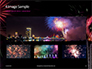 Colorful Fireworks Over the Night Sky Presentation slide 13