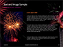 Colorful Fireworks Over the Night Sky Presentation slide 15