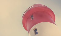 Worm`s Eye View of Lighthouse Presentation Presentation Template