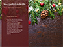 Christmas Greeting Card Background Presentation slide 9