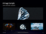 Group of Diamonds on Black Background Presentation slide 13