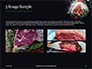 Raw Fresh Beef T-bone Steak and Seasoning on Ice Presentation slide 12
