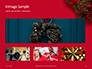 Christmas and New Year Red Background Presentation slide 13
