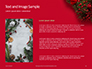 Christmas and New Year Red Background Presentation slide 15