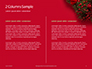 Christmas and New Year Red Background Presentation slide 5
