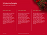 Christmas and New Year Red Background Presentation slide 6