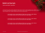 Christmas and New Year Red Background Presentation slide 7