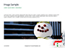 Snowman Against Blurred Festive Bokeh Background Presentation slide 10