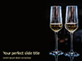 Two Glasses of Sparkling Wine Presentation slide 1