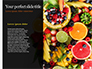 Slices of Fruits and Vegetables Presentation slide 9