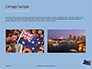 Australian Flag Waving on the Wind Presentation slide 11