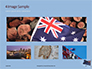 Australian Flag Waving on the Wind Presentation slide 13