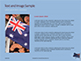Australian Flag Waving on the Wind Presentation slide 15