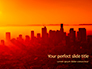 Urban Sunset Skyline Presentation slide 1