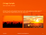 Urban Sunset Skyline Presentation slide 11
