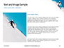 Skier Skiing Downhill During Sunny Day in High Mountains Presentation slide 15