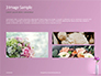 Purple Peony in Vase on Violet Background Presentation slide 12