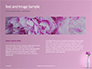 Purple Peony in Vase on Violet Background Presentation slide 14
