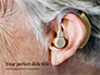 Elderly Person with Hearing Aids Presentation slide 1