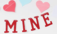 Be Mine Valentines Card Presentation Presentation Template