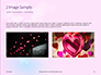 Background with Minimalistic Pastel Pattern Valentine's Day Theme Presentation slide 11