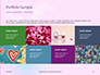 Background with Minimalistic Pastel Pattern Valentine's Day Theme Presentation slide 17