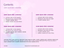Background with Minimalistic Pastel Pattern Valentine's Day Theme Presentation slide 2