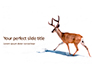 Deer in the Winter Field Presentation slide 1