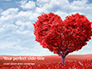 A Red Heart Shaped Tree Presentation slide 1