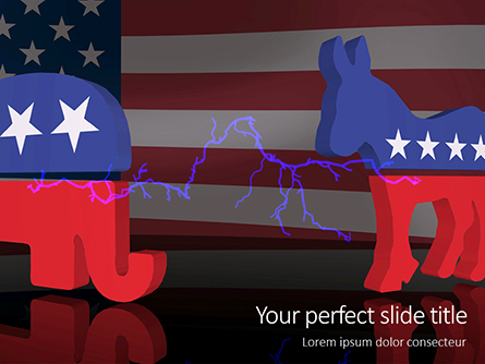 American Politics Concept Presentation Presentation Template, Master Slide