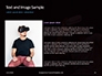 Man Wearing Grey Shirt Using Virtual Reality Headset Presentation slide 15
