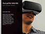 Man Wearing Grey Shirt Using Virtual Reality Headset Presentation slide 9