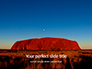 Uluru Ayers Rock by Sunset Presentation slide 1