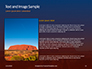 Uluru Ayers Rock by Sunset Presentation slide 15