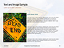 Dead End Sign Against Blue Cloudy Sky Presentation slide 15