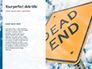 Dead End Sign Against Blue Cloudy Sky Presentation slide 9