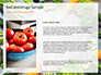 Frame of Green Organic Vegetables on Wooden Surface Presentation slide 15