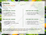 Frame of Green Organic Vegetables on Wooden Surface Presentation slide 2