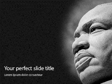 Martin Luther King Memorial Presentation Presentation Template, Master Slide