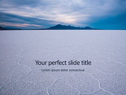 Uyuni salt Flats in Bolivia Presentation Presentation Template, Master Slide